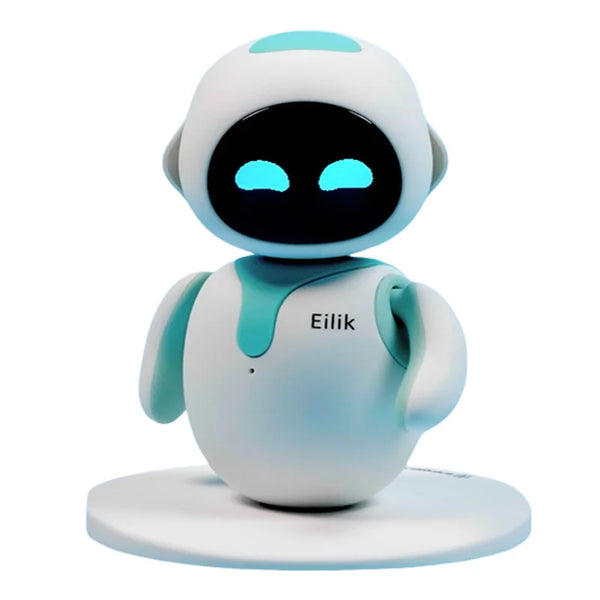 Eilik Robot Smart Accompany Lovely Blue AI Artificial Intelligence Robots for Children and Adults Desktop Pets.